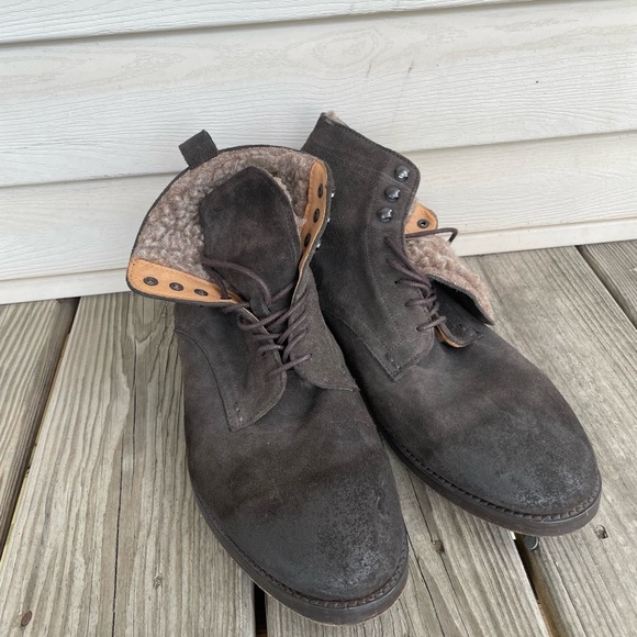 Hudsonshoes Yew Brown suede Brown Boots - Picture 5 of 5